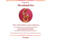 Desktop Screenshot of devotionalsex.com