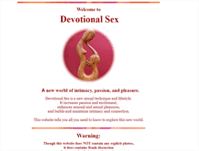 Tablet Screenshot of devotionalsex.com